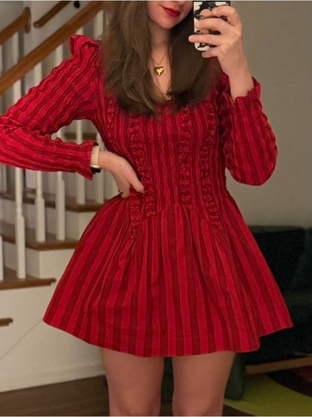 Damson Madder Raphaela Ruffle Dress - Picture 5 of 5